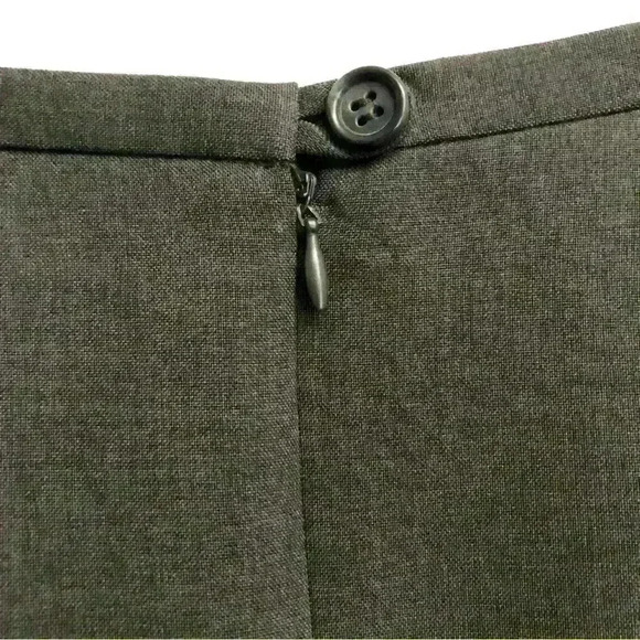 Mini Pencil Skirt, Charcoal Grey - Picture 3 of 5